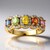 Anello in argento con Zaffiro Verde