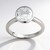 Anello in argento con Topazio Bianco (Adela Silber)