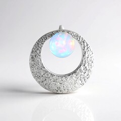 Ciondolo in argento con Opale di Welo (de Melo Essence)
