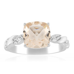 Anillo en plata con Morganita de Marropino