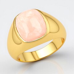 Anello in argento con Morganite