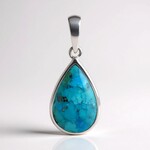 Ciondolo in argento con Turchese Kingman Mohave Blu (Jones Lee)