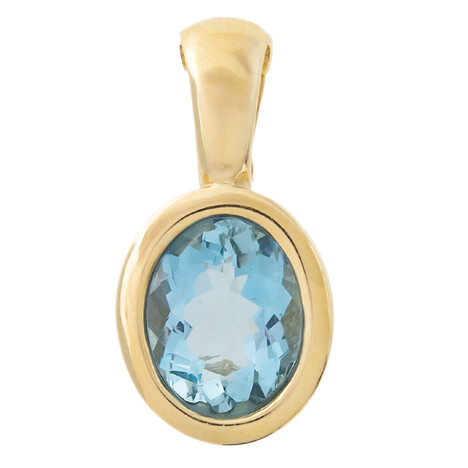 Santa Maria-Aquamarin-Goldanhänger (CUSTODANA)