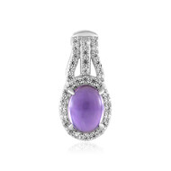 Sibirischer Amethyst-Silberanhänger