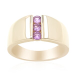 Purpurfarbener Ceylon-Saphir-Goldring