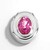 Ciondolo in argento con Topazio Rosa (MONOSONO COLLECTION)