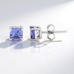 Orecchini in argento con Tanzanite