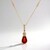 Collana in oro con Opale di Fuoco Messicano (CIRARI)