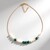 Collana in acciaio inossidabile con Malachite