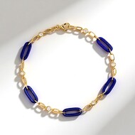 Bracciale in oro con Lapislazzuli (CIRARI)