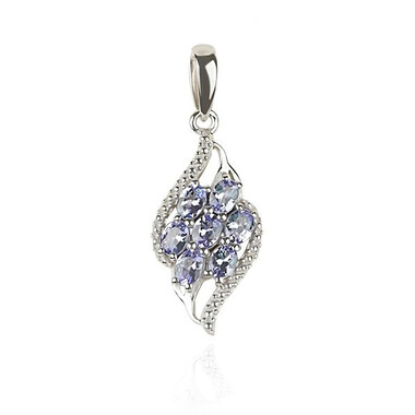 Ciondolo in argento con Tanzanite