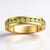 Anello in argento con Peridoto della Birmania