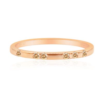Anello in oro con Diamante Rose de France SI1 di Argyle (Annette)