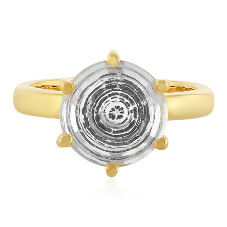 Anello in argento con Quarzo Bianco