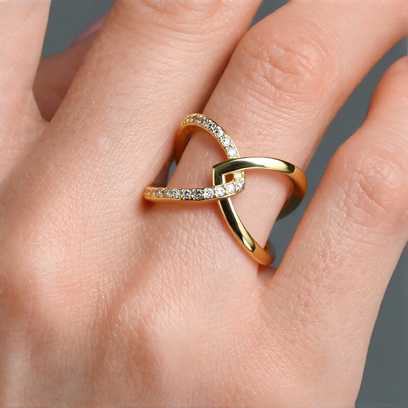 Bague en argent et Diamant chocolat I2