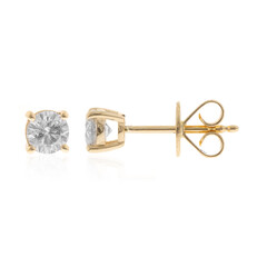 Pendientes en oro con Diamante SI2 (H)