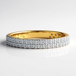 Anello in oro con Diamante SI1 (G) (Annette)