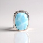 Ciondolo in argento con Larimar (MONOSONO COLLECTION)
