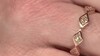 Gouden ring met SI1 Argyle Rose De France Diamanten (Annette)