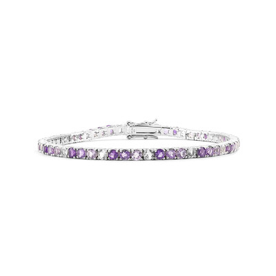 Edelstein-Silberarmband