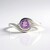 Anello in argento con Quarzo Azur