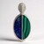 Ciondolo in argento con Malachite