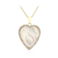 Mother of Pearl Silver Necklace