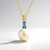 Collana in argento con Perla d'Acqua Dolce Bianca (Gems en Vogue)