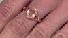 Anillo en plata con Cuarzo rutilado cobre