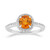 9K Ban Ka Cha Orange Sapphire Gold Ring