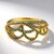 Anello placcato in oro con Diamante Fancy