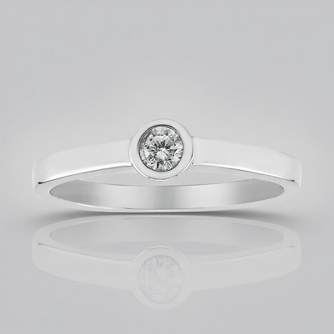 Anello in argento con Zircone