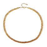 Kaiserlicher Topas-Silberhalskette