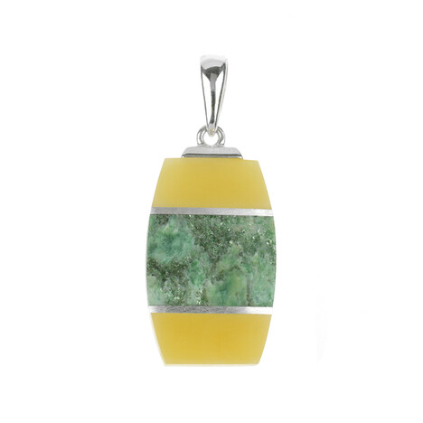 Ciondolo in argento con Gemma (dagen)