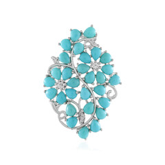 Sleeping Beauty-Türkis-Silberanhänger (Faszination Türkis)