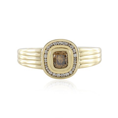 Bague en or et Diamant chocolat SI2 (de Melo)