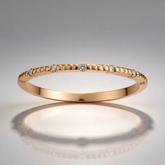 Anello in oro con Diamante Rose de France SI1 di Argyle