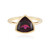 Magenta-Granat-Goldring