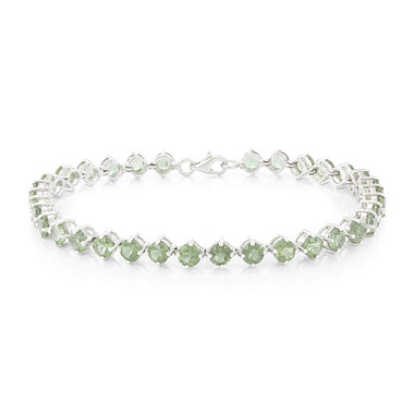 Russischer Apatit-Silberarmband