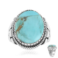 Kingman Blue Mojave Turquoise Silver Ring (Jones Lee)