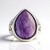 Bague en argent et Charoïte