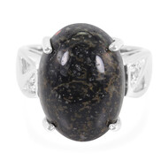Leoparden-Opal-Silberring