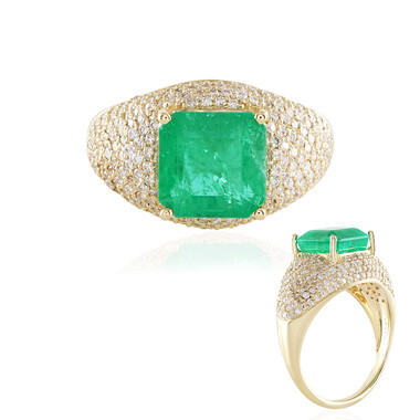 Anello in oro con Smeraldo Russo (AMAYANI)
