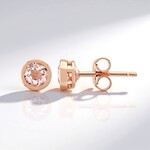 Orecchini in argento con Morganite del Madagascar