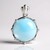 Pendentif en argent et Larimar