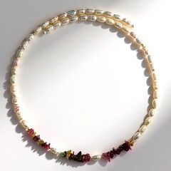 Collana rigida in acciaio con Tormalina (Riya)