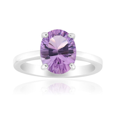 Bolivianischer Amethyst-Silberring