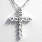 Collier en argent et Topaze blanche