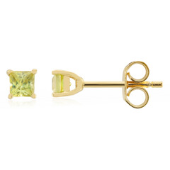 Sphene Silver Earrings