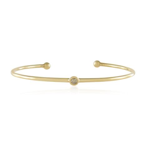 VS1 Champagne Diamond Silver Bangle